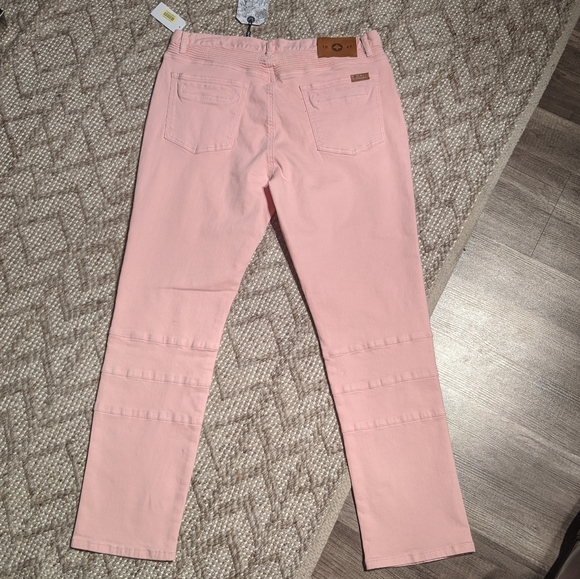 🌸 SOLD 🌸LRG men's pink Moto jeans, 36 waist - Picture 3 of 7